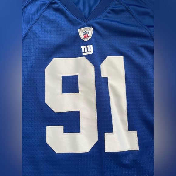 Kids Justin Tuck New York Giants Stitched Football Jersey - Picture 3 of 7